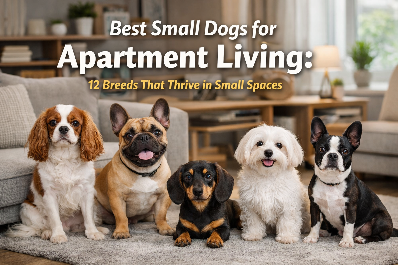 Best Small Dogs for Apartment Living: 12 Breeds That Thrive in Small Spaces