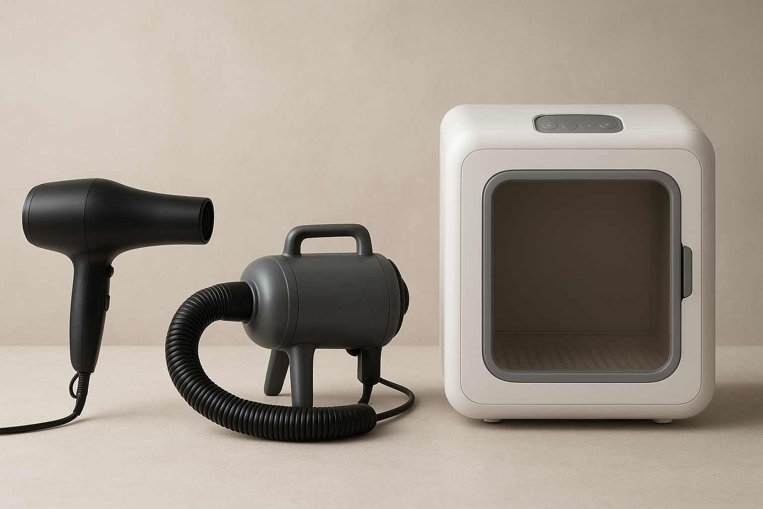 Pet Dryer Box vs Blow Dryer vs Human Hair Dryer